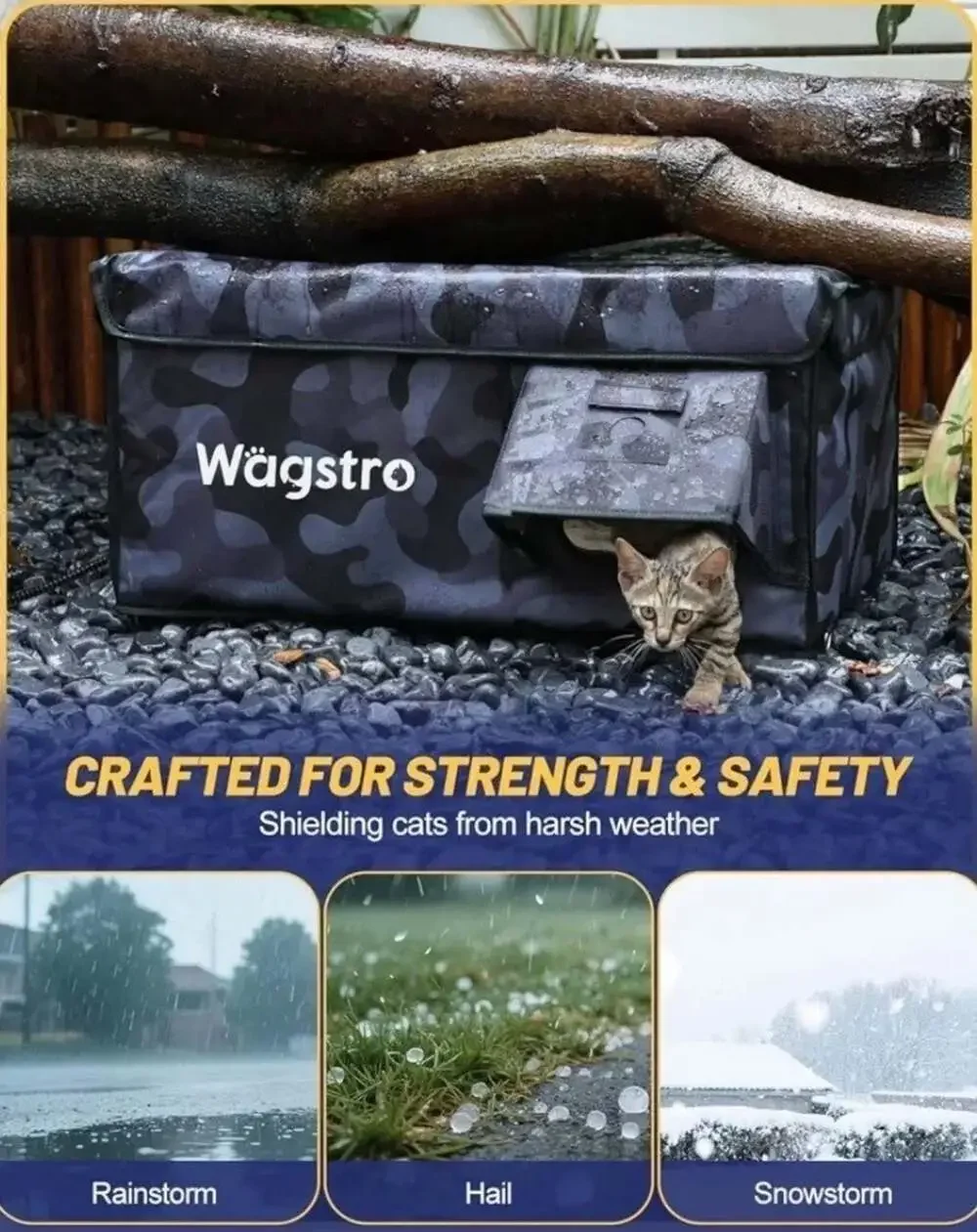 BRAND NEW Heated Outdoor Cat House – Waterproof & Insulated